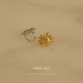 Wholesale Brass Two Color Stereo Small Sun Ear Clip JDC-ES-YWLY059 Earrings 丽轶 Wholesale Jewelry JoyasDeChina Joyas De China