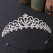 Wholesale Bridal Crown Flower Rhinestone Alloy Headband JDC-HD-ZuanG001 Headband 钻岗 Wholesale Jewelry JoyasDeChina Joyas De China