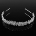 Wholesale bride Rhinestone Silver Plated small fragrance hair band JDC-HD-JianZ001 headband 简质 Wholesale Jewelry JoyasDeChina Joyas De China