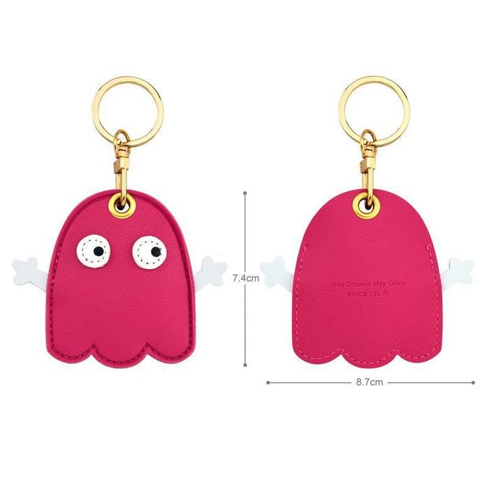 Wholesale brown leather keychain JDC-KC-Bam004 Keychains 捌门 Wholesale Jewelry JoyasDeChina Joyas De China