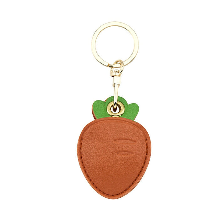 Wholesale brown leather keychain JDC-KC-Bam004 Keychains 捌门 Wholesale Jewelry JoyasDeChina Joyas De China