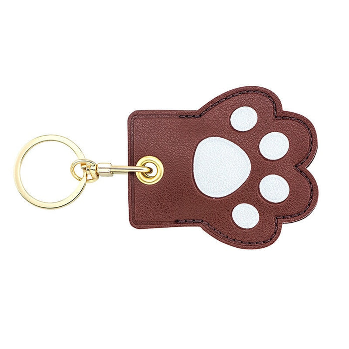 Wholesale brown leather keychain JDC-KC-Bam004 Keychains 捌门 Wholesale Jewelry JoyasDeChina Joyas De China