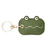 Wholesale brown leather keychain JDC-KC-Bam004 Keychains 捌门 Frog Wholesale Jewelry JoyasDeChina Joyas De China