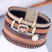 Wholesale Brown Leather Magnetic Bracelet JDC-BT-WY118 Bracelet 威扬 Wholesale Jewelry JoyasDeChina Joyas De China