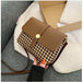 Wholesale brown shoulder cross-body small square bag JDC-SD-MJ003 Shoulder bag 麦嘉 1 Brown Wholesale Jewelry JoyasDeChina Joyas De China