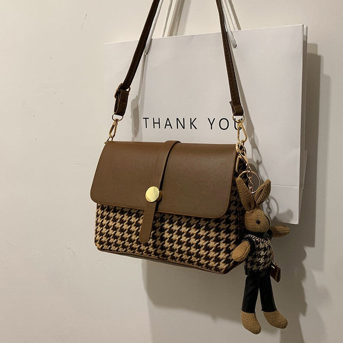 Wholesale brown shoulder cross-body small square bag JDC-SD-MJ003 Shoulder bag 麦嘉 Wholesale Jewelry JoyasDeChina Joyas De China