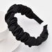 Wholesale Bubble pleated hair hoops JDC-HD-n008 headband JoyasDeChina black Wholesale Jewelry JoyasDeChina Joyas De China