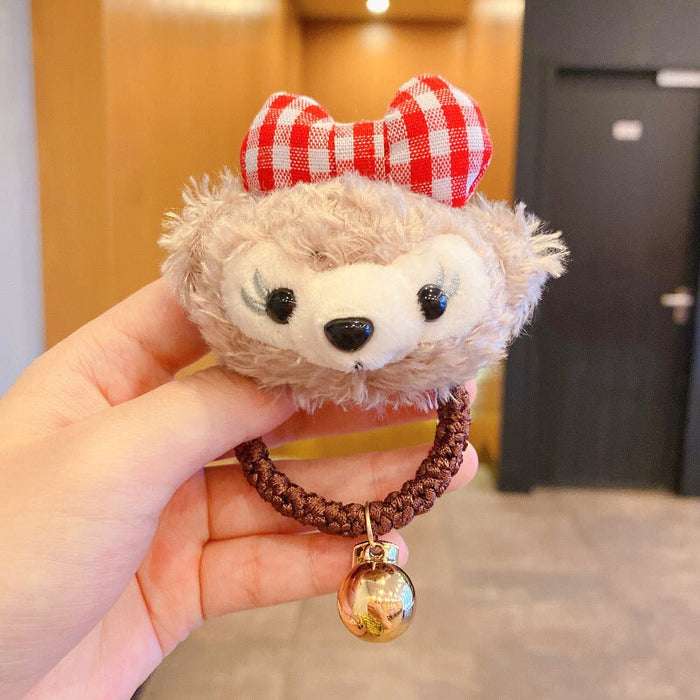 Wholesale Bunny Bear Plush Cartoon Hair Rope (F) JDC-HS-DingS001 Hair Scrunchies 鼎硕 Bear / Wholesale Jewelry JoyasDeChina Joyas De China
