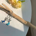Wholesale butterfly bracelet coarse chain alloy bracelet JDC-BT-NZ039 Bracelet 奈珠 Wholesale Jewelry JoyasDeChina Joyas De China