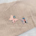 Wholesale Butterfly Brilliant Laser Transparent Earrings MOQ≥2 JDC-ES-MOSHU004 Earrings 舒莫 Wholesale Jewelry JoyasDeChina Joyas De China