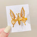 Wholesale Butterfly Metal Hair Clips JDC-HC-GSHX102 Hair Clips 恒曦 1#gold Wholesale Jewelry JoyasDeChina Joyas De China
