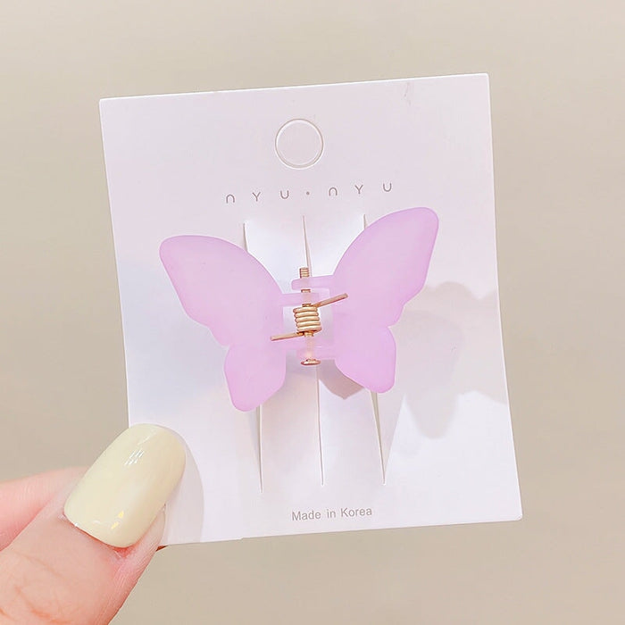 Wholesale Butterfly Sand Shark Hairpin JDC-HC-i389 Hair Clips 溪南 3# purple Wholesale Jewelry JoyasDeChina Joyas De China