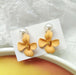 Bulk Jewelry Wholesale candy color alloy small flower Pearl Earrings JDC-ES-sf049 Wholesale factory from China YIWU China