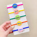 Wholesale candy color Miu bean letter smiling face Hair Scrunchies (F) JDC-HS-GSHX058 Hair Scrunchies 恒曦 Wholesale Jewelry JoyasDeChina Joyas De China