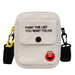 Wholesale canvas cross-body clutch shoulder bag JDC-SD-MJ007 Shoulder bag 麦嘉 white1 Wholesale Jewelry JoyasDeChina Joyas De China