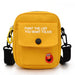 Wholesale canvas cross-body clutch shoulder bag JDC-SD-MJ007 Shoulder bag 麦嘉 Yellow2 Wholesale Jewelry JoyasDeChina Joyas De China