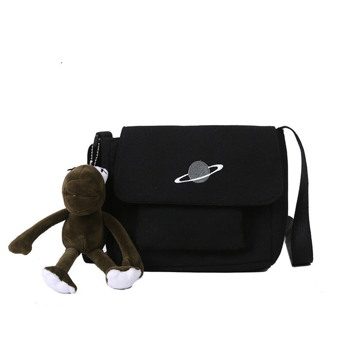 Wholesale canvas cross-body large capacity shoulder bag JDC-SD-MJ004 Shoulder bag 麦嘉 Wholesale Jewelry JoyasDeChina Joyas De China