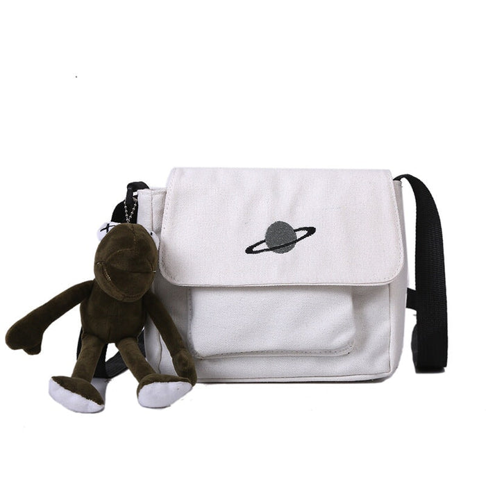 Wholesale canvas cross-body large capacity shoulder bag JDC-SD-MJ004 Shoulder bag 麦嘉 6 Wholesale Jewelry JoyasDeChina Joyas De China