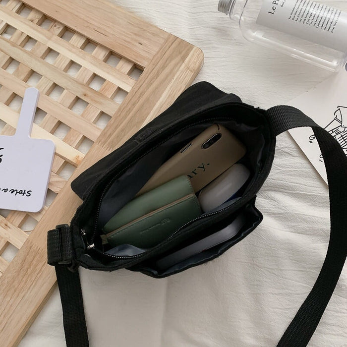Wholesale canvas cross-body large capacity shoulder bag JDC-SD-MJ004 Shoulder bag 麦嘉 Wholesale Jewelry JoyasDeChina Joyas De China