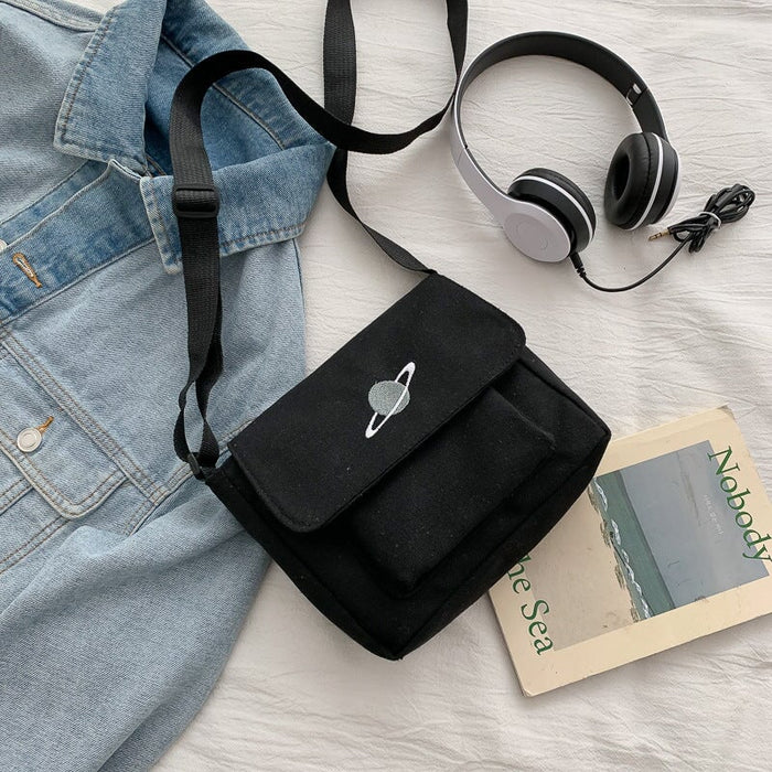 Wholesale canvas cross-body large capacity shoulder bag JDC-SD-MJ004 Shoulder bag 麦嘉 Wholesale Jewelry JoyasDeChina Joyas De China