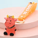 Wholesale Cartoon Acrylic Cow Keychain JDC-KC-WS135 Keychains 围颂 Wholesale Jewelry JoyasDeChina Joyas De China