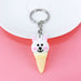 Wholesale cartoon animal ice cream alloy keychain MOQ≥ 10 JDC-KC-yongz008 Keychains 永泽 3 Wholesale Jewelry JoyasDeChina Joyas De China
