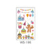 Wholesale Cartoon Birthday Party Waterproof Tattoo Stickers JDC-TS-XLM002 Sticker 星里美 Wholesale Jewelry JoyasDeChina Joyas De China