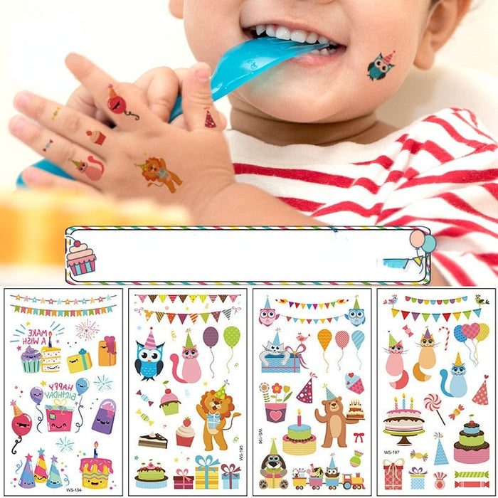 Wholesale Cartoon Birthday Party Waterproof Tattoo Stickers JDC-TS-XLM002 Sticker 星里美 Wholesale Jewelry JoyasDeChina Joyas De China