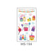 Wholesale Cartoon Birthday Party Waterproof Tattoo Stickers JDC-TS-XLM002 Sticker 星里美 WS-194 105x60mm Wholesale Jewelry JoyasDeChina Joyas De China