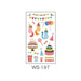 Wholesale Cartoon Birthday Party Waterproof Tattoo Stickers JDC-TS-XLM002 Sticker 星里美 WS-197 105x60mm Wholesale Jewelry JoyasDeChina Joyas De China