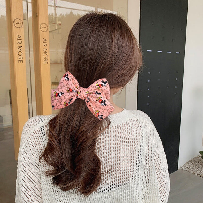 Wholesale cartoon bow back hair scrunchies (F) MOQ≥2 JDC-HS-YL061 Hair Scrunchies 雅伦 Wholesale Jewelry JoyasDeChina Joyas De China