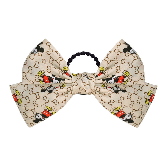 Wholesale cartoon bow back hair scrunchies (F) MOQ≥2 JDC-HS-YL061 Hair Scrunchies 雅伦 MOQ2 01 Wholesale Jewelry JoyasDeChina Joyas De China