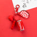 Wholesale Cartoon Drink Metal Rubber Keychain JDC-KC-QiaM003 Keychains 恰美 3 Wholesale Jewelry JoyasDeChina Joyas De China