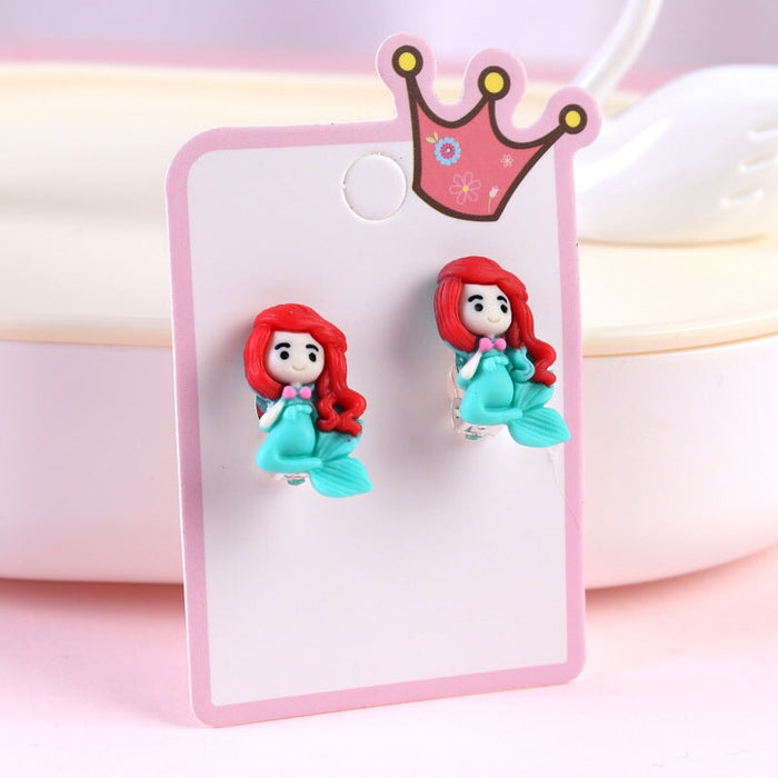 Wholesale Cartoon Earless Children's Ear Clips JDC-ES-Duor001 Earrings 朵蕊 10 Wholesale Jewelry JoyasDeChina Joyas De China