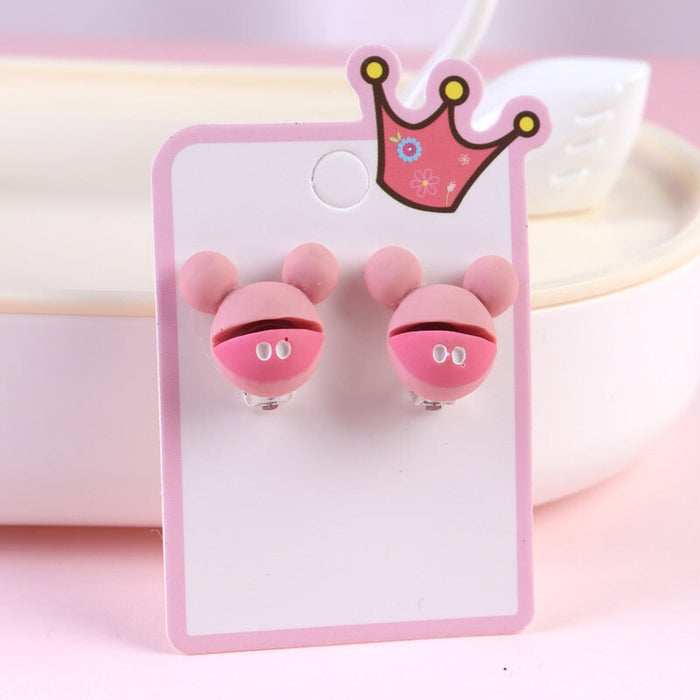 Wholesale Cartoon Earless Children's Ear Clips JDC-ES-Duor001 Earrings 朵蕊 3 Wholesale Jewelry JoyasDeChina Joyas De China