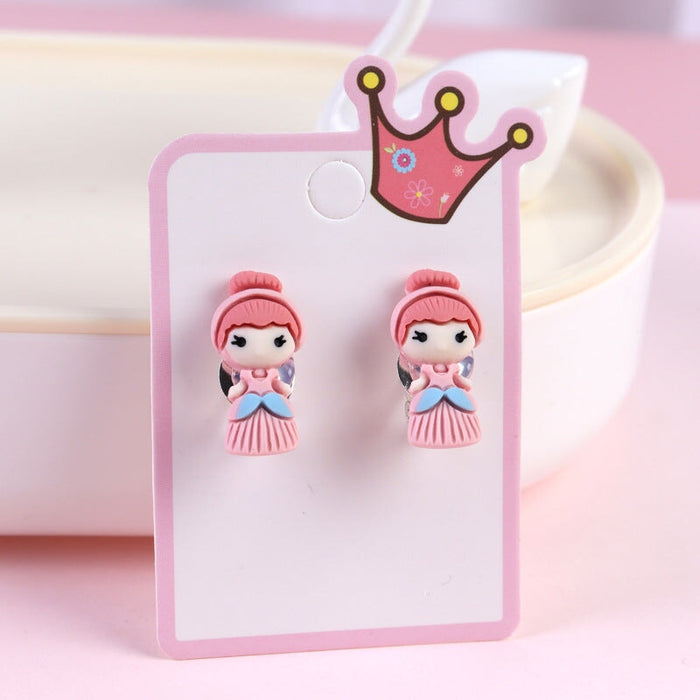 Wholesale Cartoon Earless Children's Ear Clips JDC-ES-Duor001 Earrings 朵蕊 Wholesale Jewelry JoyasDeChina Joyas De China