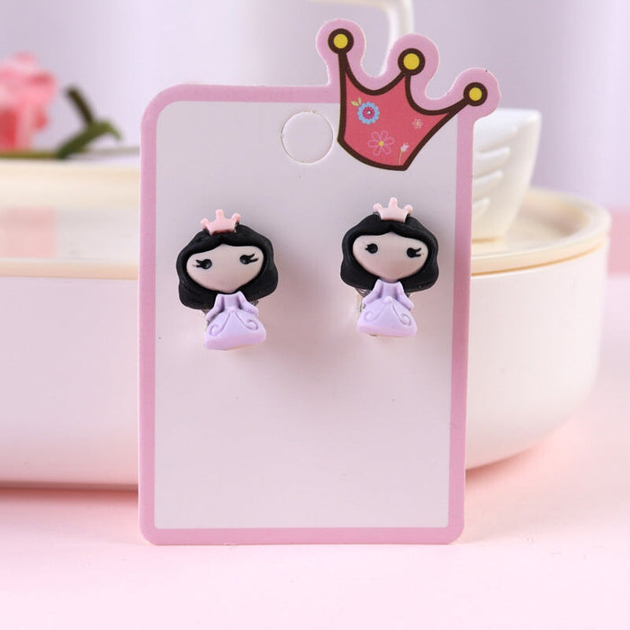 Wholesale Cartoon Earless Children's Ear Clips JDC-ES-Duor001 Earrings 朵蕊 5 Wholesale Jewelry JoyasDeChina Joyas De China