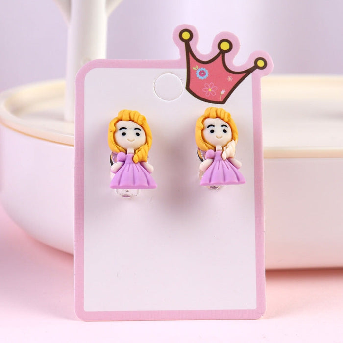Wholesale Cartoon Earless Children's Ear Clips JDC-ES-Duor001 Earrings 朵蕊 7 Wholesale Jewelry JoyasDeChina Joyas De China