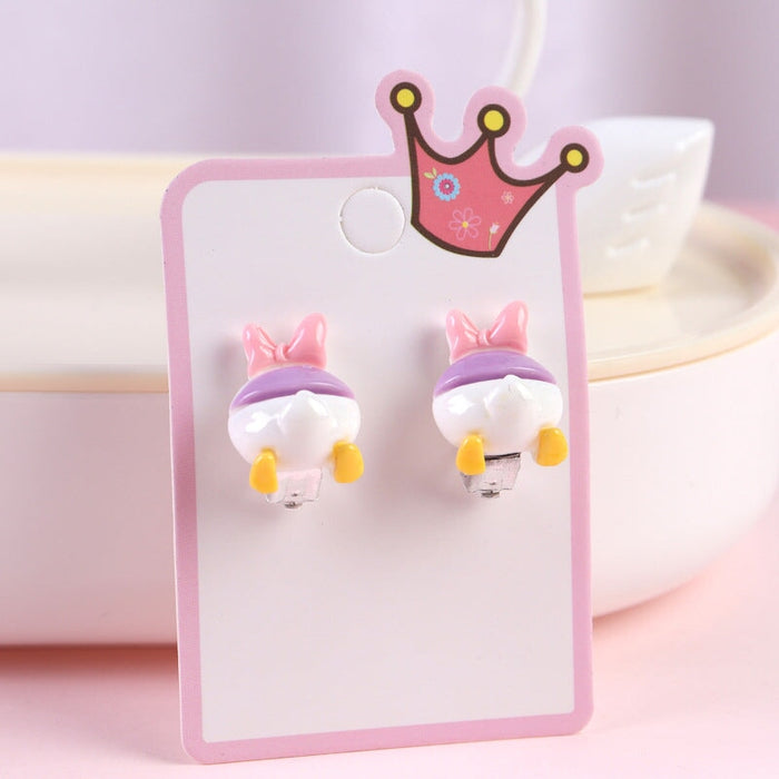 Wholesale Cartoon Earless Children's Ear Clips JDC-ES-Duor001 Earrings 朵蕊 Wholesale Jewelry JoyasDeChina Joyas De China