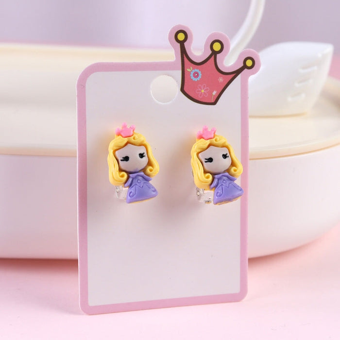 Wholesale Cartoon Earless Children's Ear Clips JDC-ES-Duor001 Earrings 朵蕊 9 Wholesale Jewelry JoyasDeChina Joyas De China