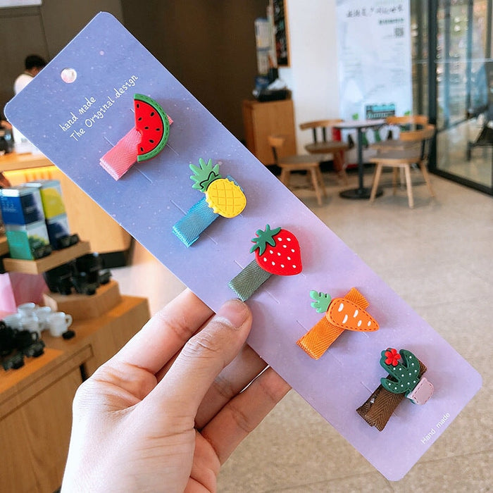 Wholesale Cartoon Flower Kids HairPin JDC-HC-Shij002 Hair Clips 世景 2 Wholesale Jewelry JoyasDeChina Joyas De China