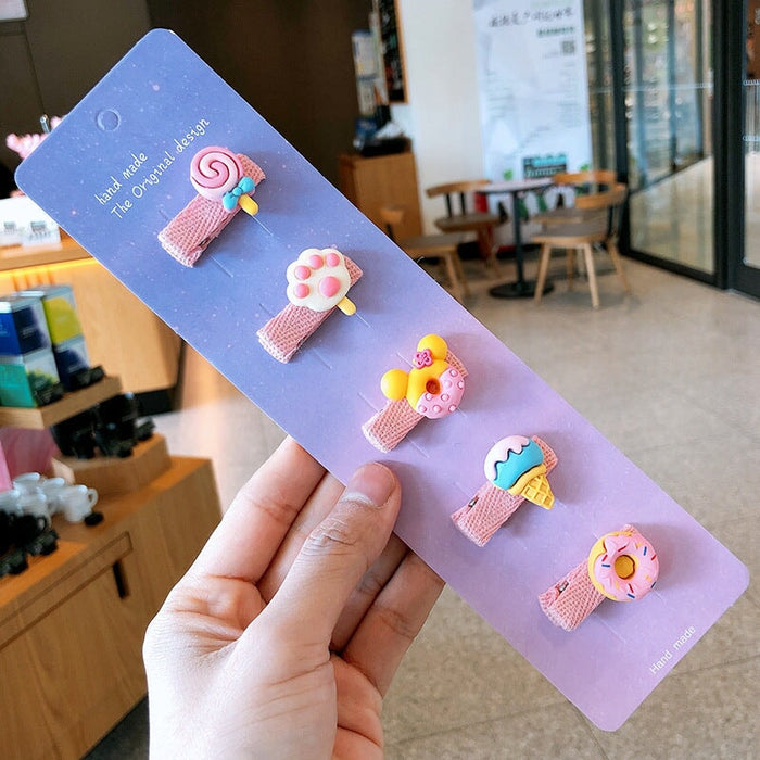 Wholesale Cartoon Flower Kids HairPin JDC-HC-Shij002 Hair Clips 世景 Wholesale Jewelry JoyasDeChina Joyas De China