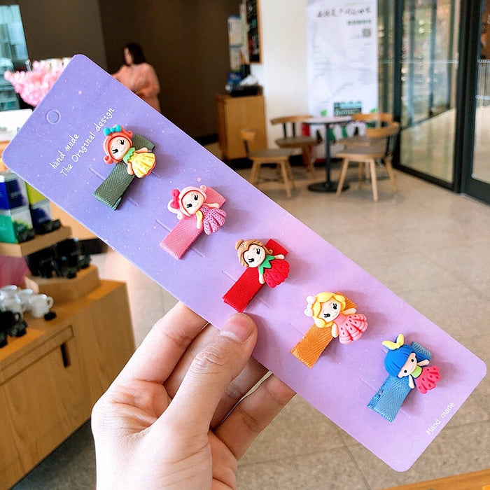 Wholesale Cartoon Flower Kids HairPin JDC-HC-Shij002 Hair Clips 世景 8 Wholesale Jewelry JoyasDeChina Joyas De China