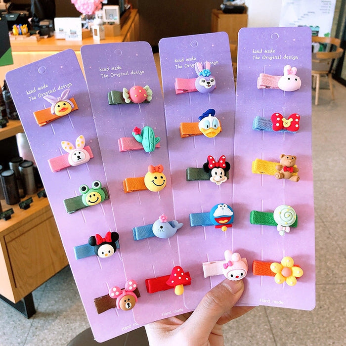 Wholesale Cartoon Flower Kids HairPin JDC-HC-Shij002 Hair Clips 世景 Wholesale Jewelry JoyasDeChina Joyas De China