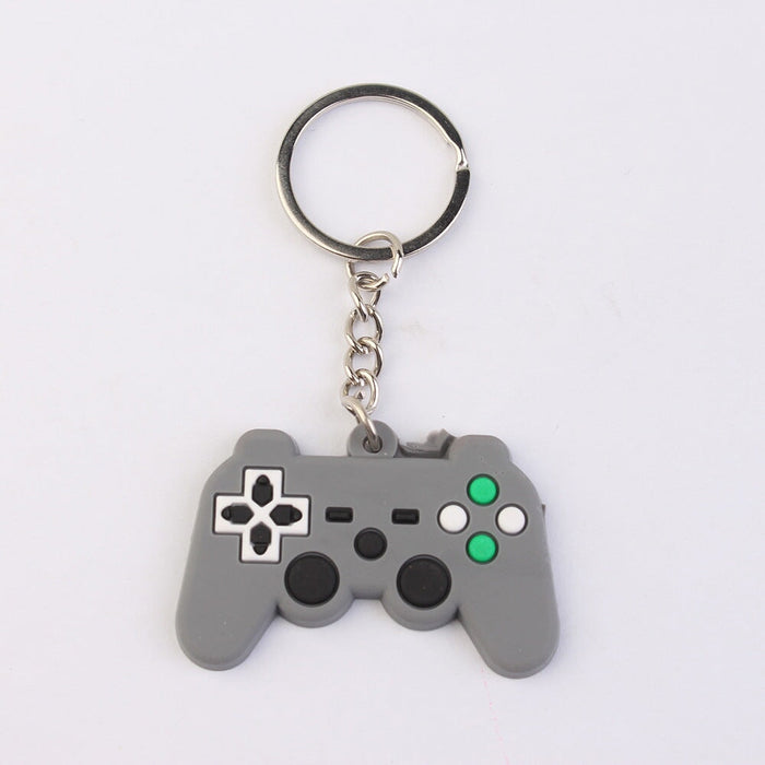 Wholesale cartoon gamepad keychain JDC-KC-Kaop005 Keychains 靠谱 grey Wholesale Jewelry JoyasDeChina Joyas De China