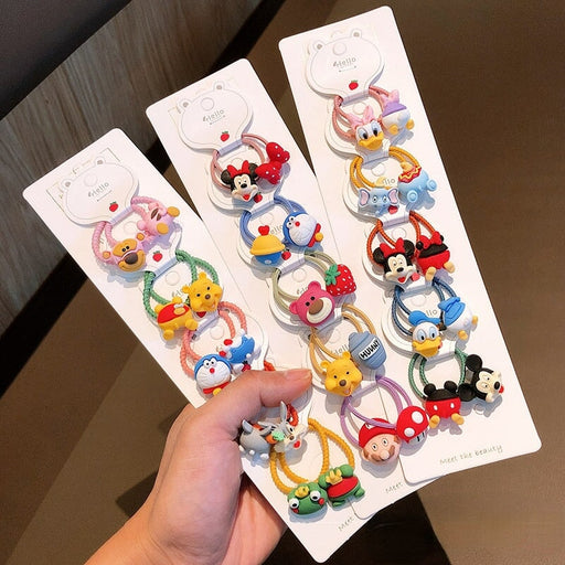 Wholesale Cartoon Kids Resin Acrylic Elastic Hair Scrunchies MOQ≥5 JDC-HS-Shij003 Hair Scrunchies 世景 Wholesale Jewelry JoyasDeChina Joyas De China