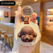 Wholesale Cartoon Leather Teddy Hardware Keychain JDC-KC-BaiM002 Keychains 百茂 brown OPP Wholesale Jewelry JoyasDeChina Joyas De China