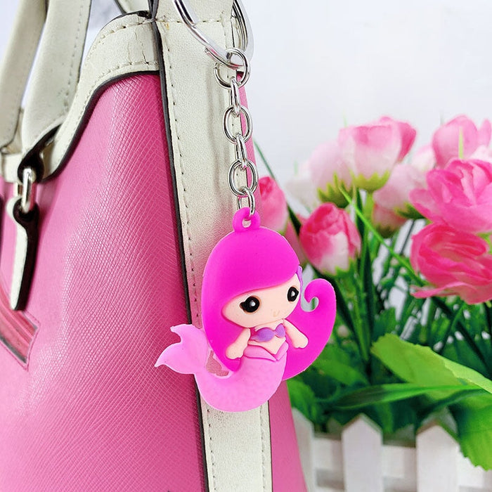 Wholesale cartoon mermaid alloy keychain MOQ≥ 10 JDC-KC-yongz007 Keychains 永泽 Wholesale Jewelry JoyasDeChina Joyas De China