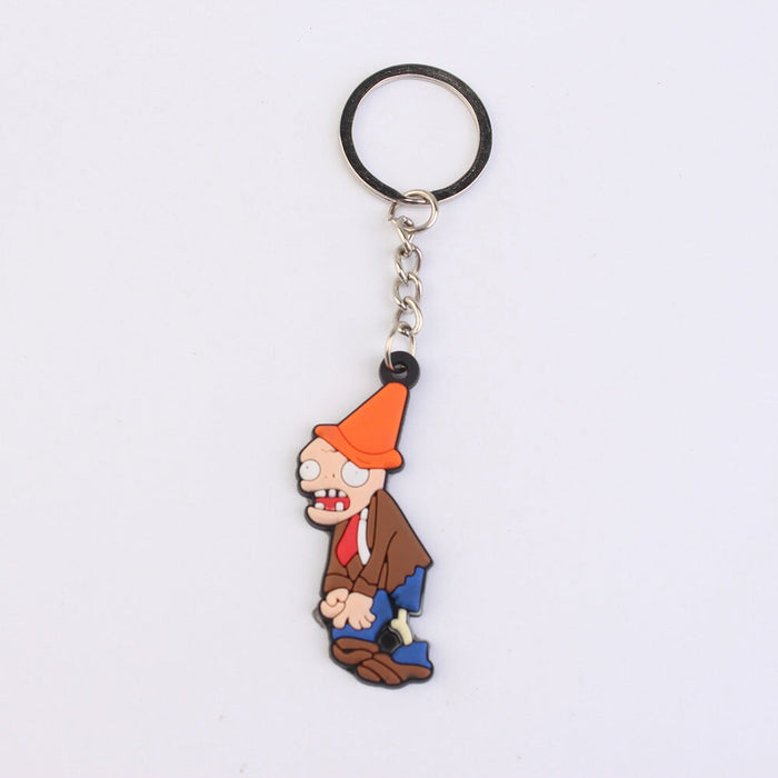 Wholesale Cartoon Plant Zombie Keychain JDC-KC-Kaop006 Keychains 靠谱 4 Wholesale Jewelry JoyasDeChina Joyas De China
