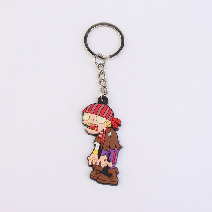 Wholesale Cartoon Plant Zombie Keychain JDC-KC-Kaop006 Keychains 靠谱 5 Wholesale Jewelry JoyasDeChina Joyas De China